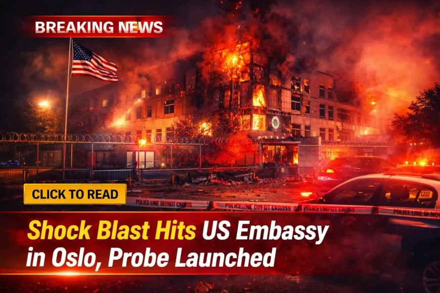 Shock Blast Hits US Embassy in Oslo, Probe Launched