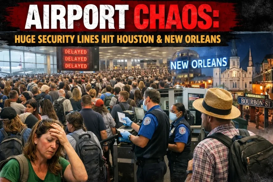Airport Chaos: Huge Security Lines Hit Houston & New Orleans