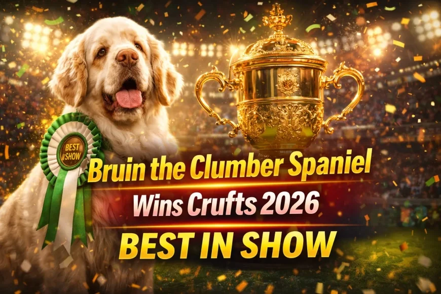 Bruin the Clumber Spaniel Wins Crufts 2026 Best in Show