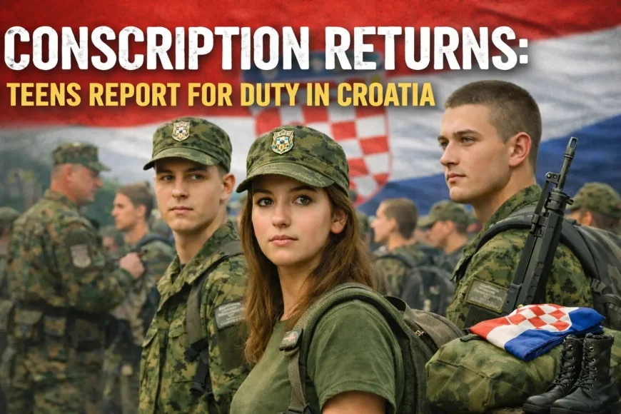 Conscription Returns: Teens Report for Duty in Croatia