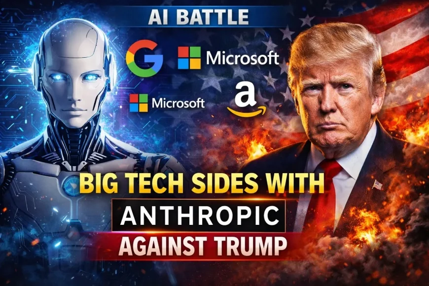 AI Battle: Big Tech Sides With Anthropic Against Trump