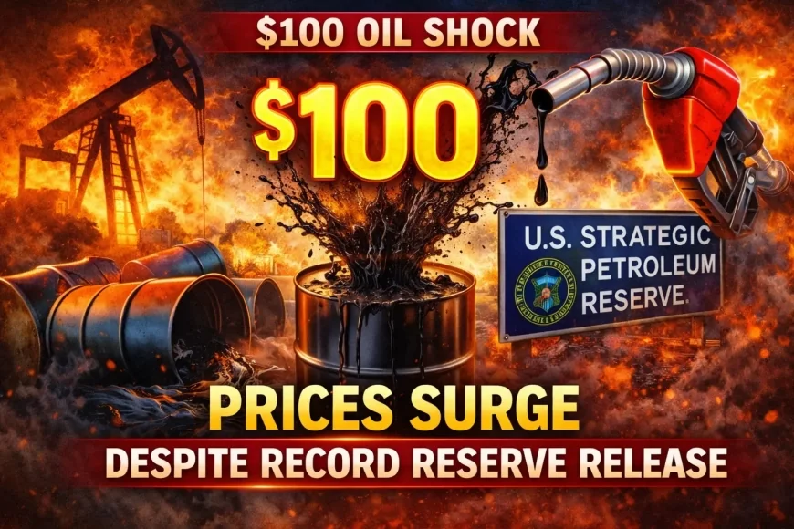 $100 Oil Shock: Prices Surge Despite Record Reserve Release