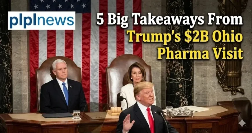 5 Big Takeaways From Trump’s $2B Ohio Pharma Visit