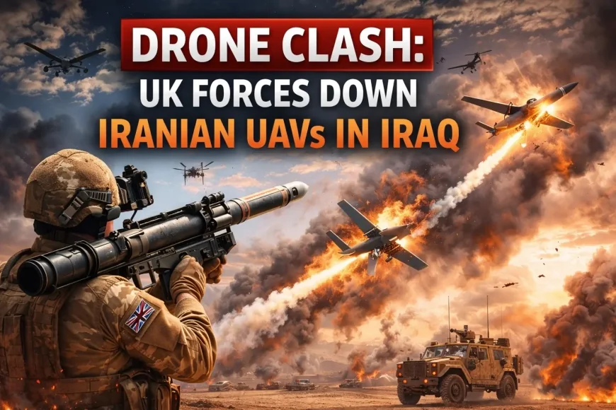 Drone Clash: UK Forces Down Iranian UAVs in Iraq