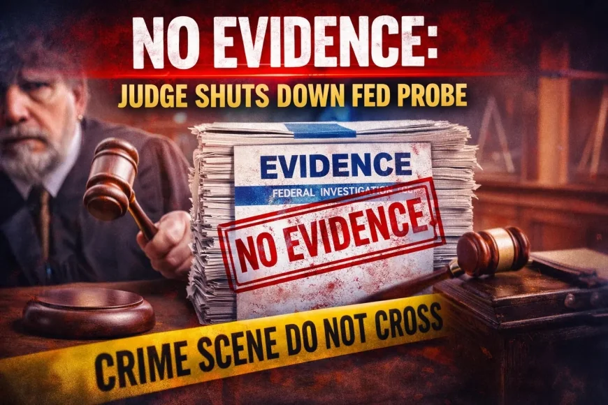 No Evidence: Judge Shuts Down Fed Probe