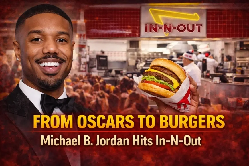 From Oscars to Burgers: Michael B. Jordan Hits In-N-Out