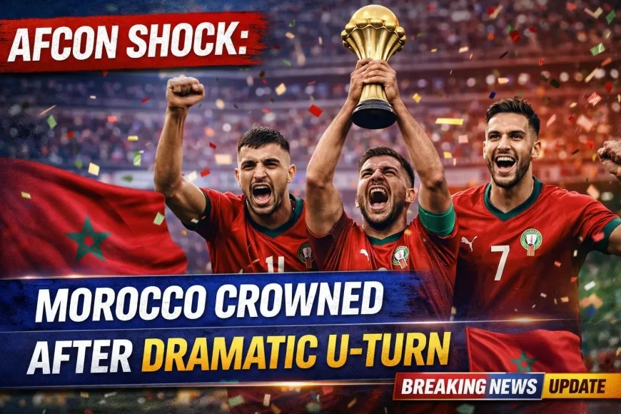 AFCON Shock: Morocco Crowned After Dramatic U-Turn
