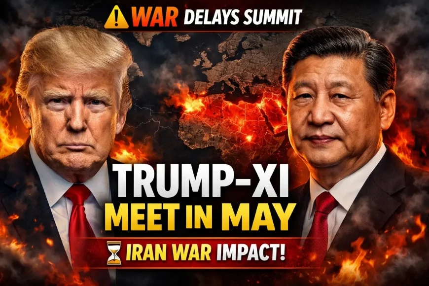 Trump–Xi May Meet Confirmed Amid Iran War Delay