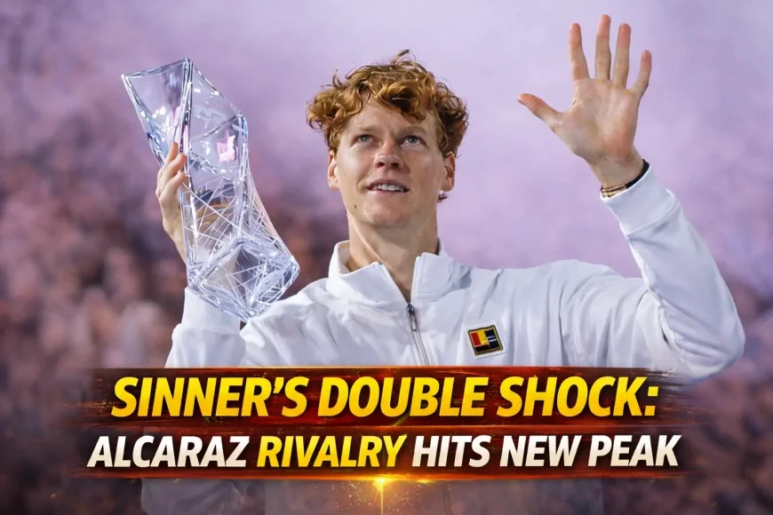 Sinner’s Double Shock: Alcaraz Rivalry Hits New Peak