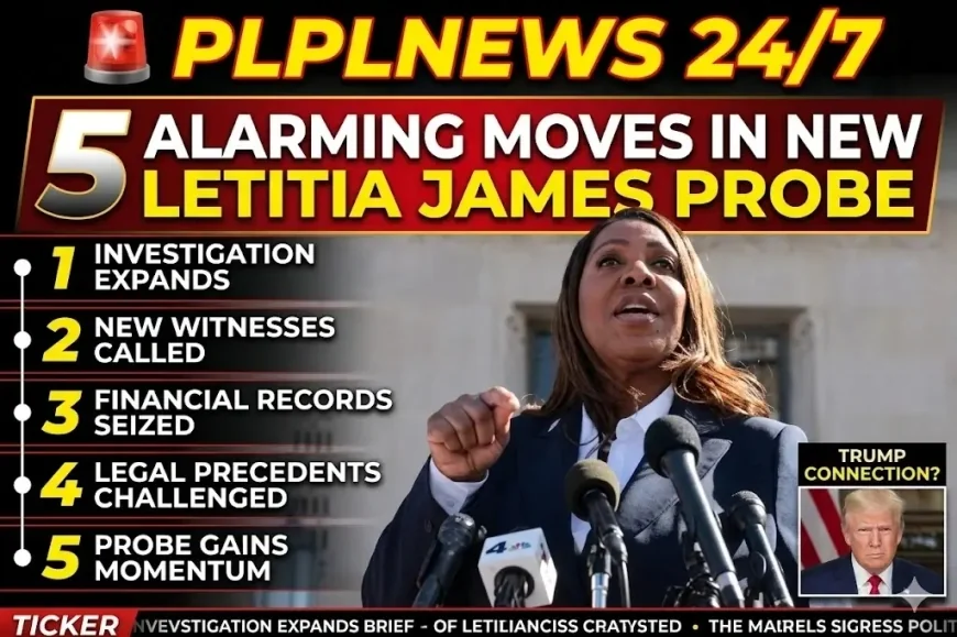 🚨 5 Alarming Moves in New Letitia James Probe