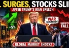 Oil Surges, Stocks Slide After Trump’s Iran Speech