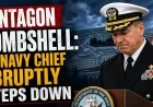 Pentagon Bombshell: US Navy Chief Abruptly Steps Down