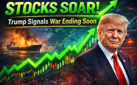Stocks Soar: Trump Hints Iran War Could End Soon
