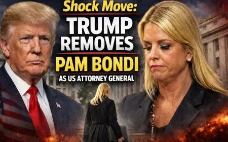 Shock Move: Trump Removes Pam Bondi as US Attorney General