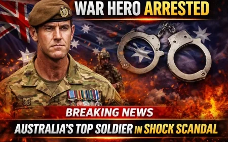 War Hero Arrested: Australia’s Top Soldier in Shock Scandal