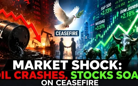 Market Shock: Oil Crashes, Stocks Soar on Ceasefire