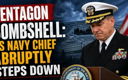 Pentagon Bombshell: US Navy Chief Abruptly Steps Down