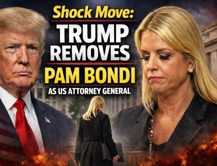 Shock Move: Trump Removes Pam Bondi as US Attorney General
