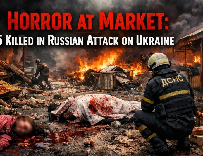 Horror at Market: 5 Killed in Russian Attack on Ukraine