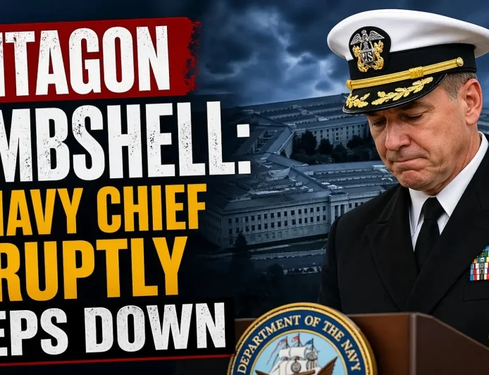 Pentagon Bombshell: US Navy Chief Abruptly Steps Down