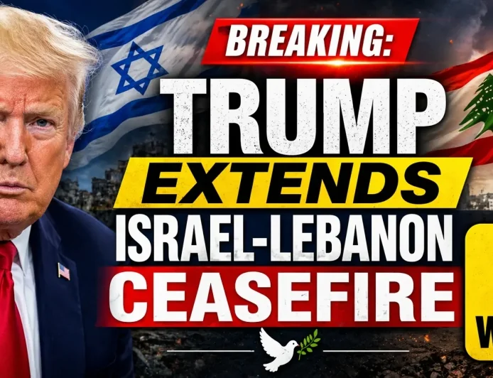 Breaking: Trump Extends Israel-Lebanon Ceasefire 3 Weeks