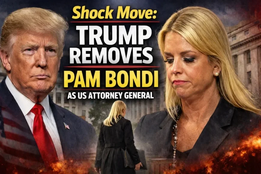 Shock Move: Trump Removes Pam Bondi as US Attorney General