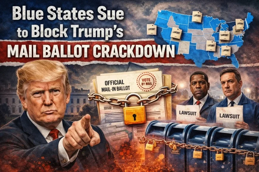 Blue States Sue to Block Trump’s Mail Ballot Crackdown