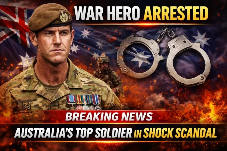 War Hero Arrested: Australia’s Top Soldier in Shock Scandal