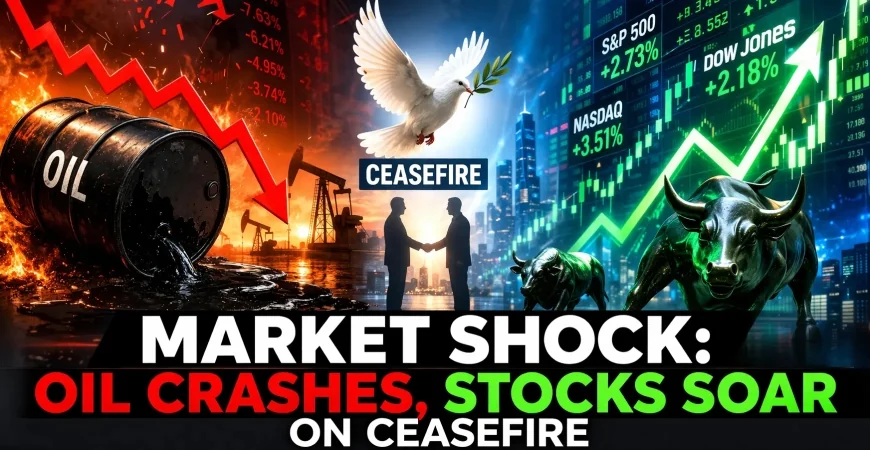 Market Shock: Oil Crashes, Stocks Soar on Ceasefire