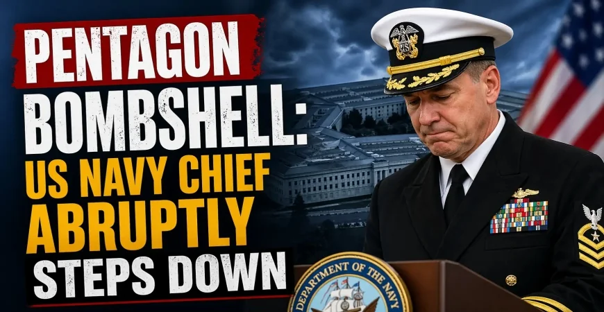 Pentagon Bombshell: US Navy Chief Abruptly Steps Down