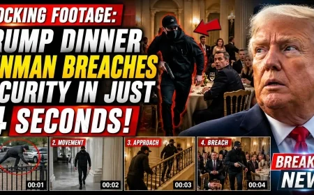 Shocking Footage: Trump Dinner Gunman Breaches Security in Just 4 Seconds