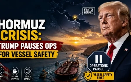 Hormuz Crisis: Trump Pauses Ops for Vessel Safety