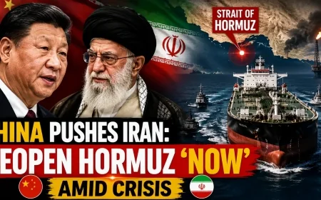 China Pushes Iran: Reopen Hormuz ‘Now’ Amid Crisis