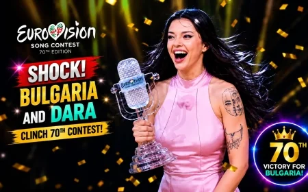 Eurovision Shock! Bulgaria and Dara Clinch 70th Contest