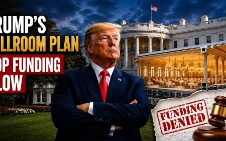 Trump’s White House Ballroom Plan Hit by GOP Funding Blow