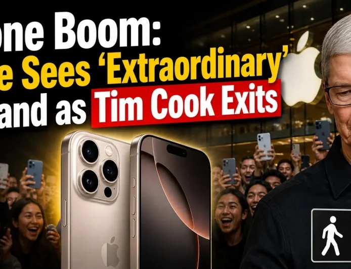iPhone Boom: Apple Sees ‘Extraordinary’ Demand as Tim Cook Exits