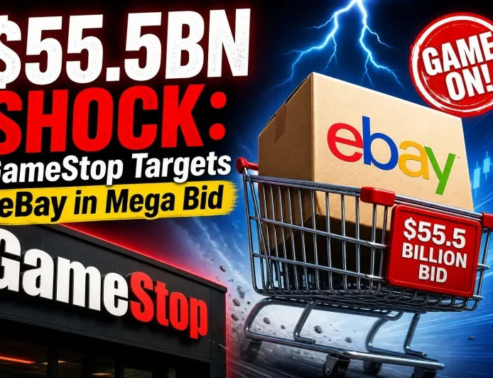 $55.5bn Shock: GameStop Targets eBay in Mega Bid