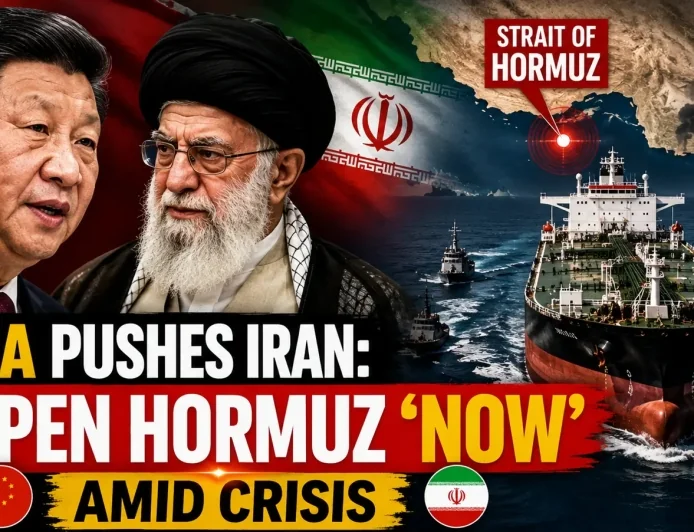 China Pushes Iran: Reopen Hormuz ‘Now’ Amid Crisis