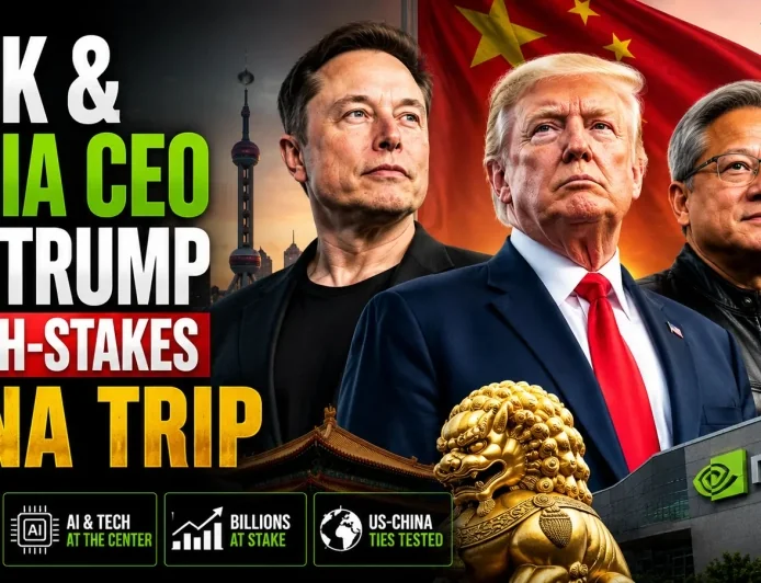 Musk & Nvidia CEO Join Trump on High-Stakes China Trip