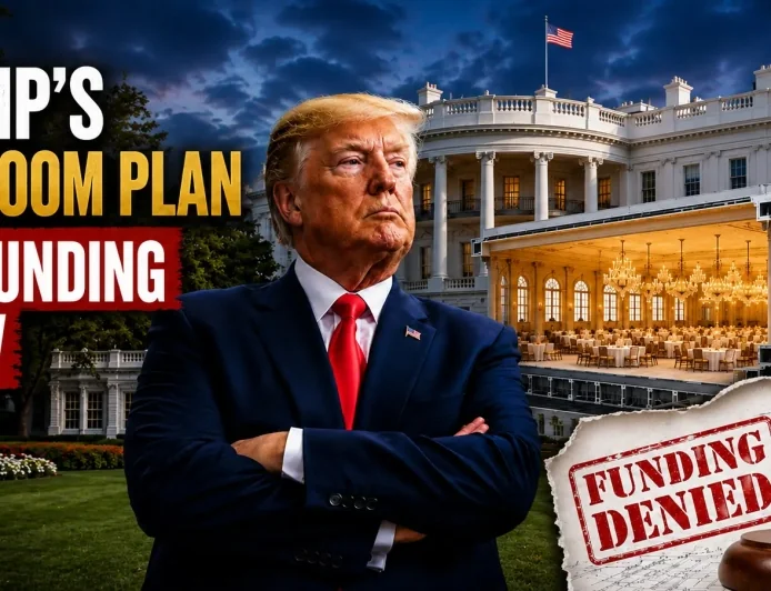Trump’s White House Ballroom Plan Hit by GOP Funding Blow