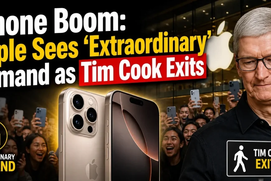 iPhone Boom: Apple Sees ‘Extraordinary’ Demand as Tim Cook Exits
