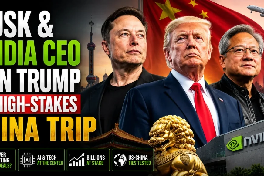 Musk & Nvidia CEO Join Trump on High-Stakes China Trip