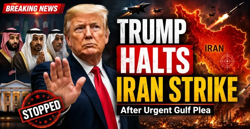 Trump Halts Iran Strike After Urgent Plea From Gulf Leaders